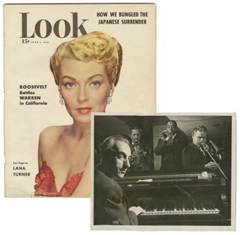  Stanley Kubrick 1950 "Dixieland Jazz" Original Photo from Look Magazine - When the Future Greatest Director of All Time Was a Young News Photographer! - PSA/DNA Type I